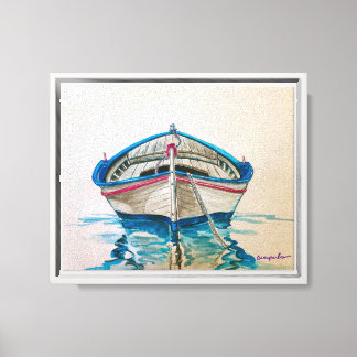 Toile Bateau de pêche grec #1