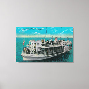 Toile Bateau en fond de verre à Avalon, Catalina Island