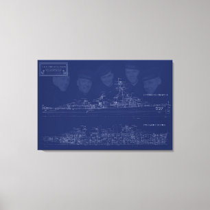 Toile Bateau Musée The Sullivans Plan avec Frères