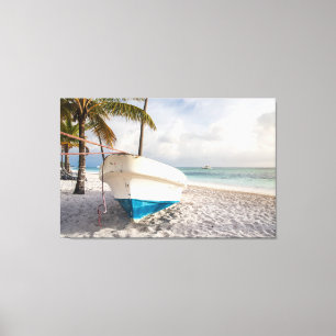 Toile Bateau sur la plage