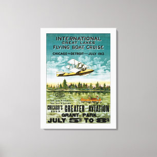 Toile Bateau volant des Grands Lacs - XL