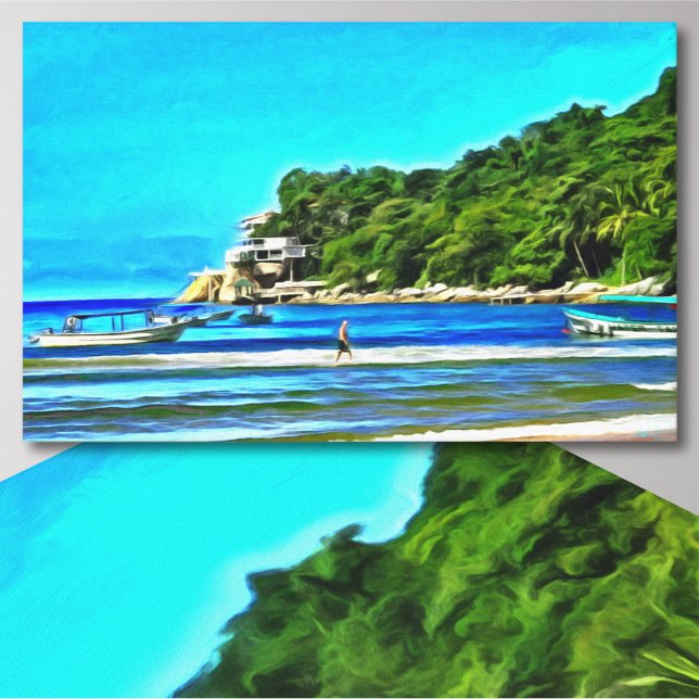 Toile Bateaux de pêche Mismaloya 0346 (Créateur téléchargé)