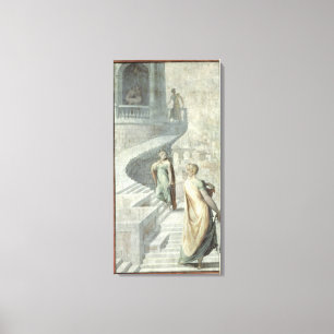 Toile Bathsheba rendant visite à David, c.1553