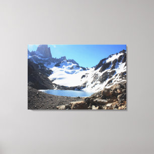 Toile Bâti proche Fitz Roy de lac glacier