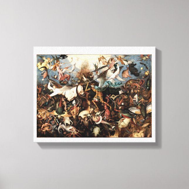 Toile Batman V Superman Anges et démons peinture (Recto)
