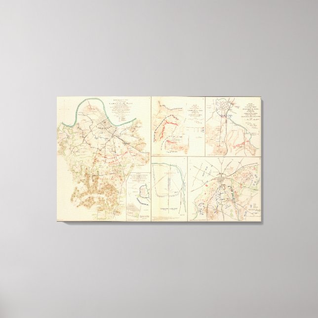 Toile Battlefield, Nashville, Tenn (Recto)