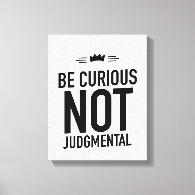 Toile Be curious black (Recto)