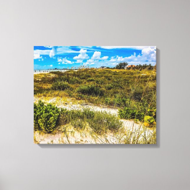 Toile Beach Greens (Recto)