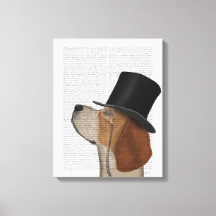 Toile Beagle, corps et Casquette