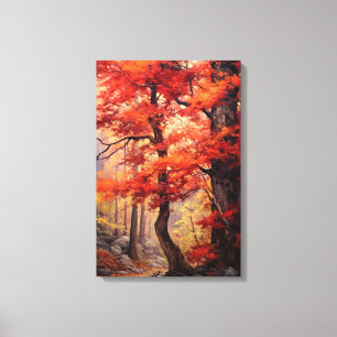 Toile Beau Arbre d'Automne Art