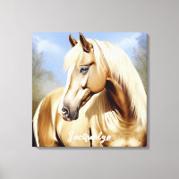 Beau cheval Palomino 