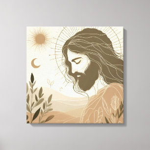 Toile Beau Jésus Canvas Mur Art