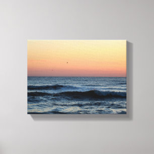 Toile Beau lever de soleil sur l'océan