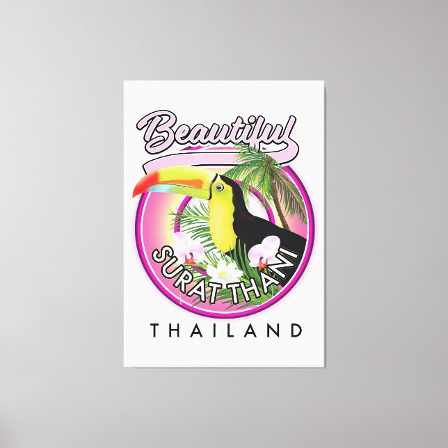 Toile Beau logo Surat Thani thailand (Recto)