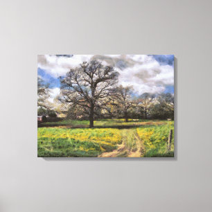 Toile Beau paysage rural du Midwest Farm