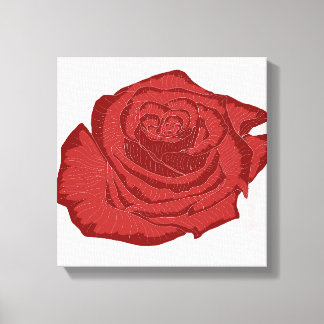 Toile Beau Rose Flower Design n° 1
