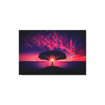 Beau Sunset Tree Silhouette Nature Paysage