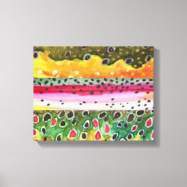 Toile Beau Trout Art (Recto)
