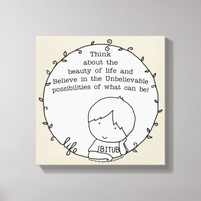 Toile Beauté de la vie (Recto)