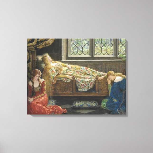 Toile Beauté dormante (par John Collier) (Recto)