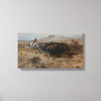 Beaux-Arts La Chasse Au Buffalo Charles Marion Rus