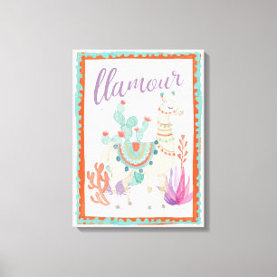 Toile Beaux lamas II Llamour