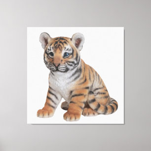 Toile Bébé mignon Tiger Cub
