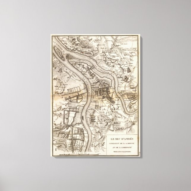 Toile Bec d'Ambes (Recto)