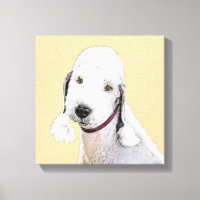 Bedlington Terrier Peinture - Art Chien original