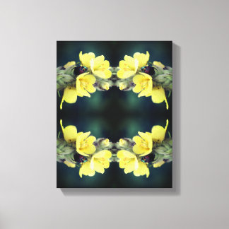 Toile Beetle sur Wild Mullein Flower Abstrait