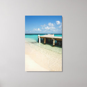 Toile Belize, Mer des Caraïbes, Goff Caye. Une petite îl
