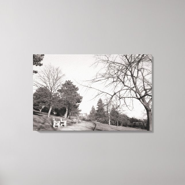 Toile Bell Vue Park, Newport, lun (déc. 1977) (Recto)