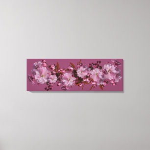 Toile Belle moderne joli rose cerisier fleurs florales
