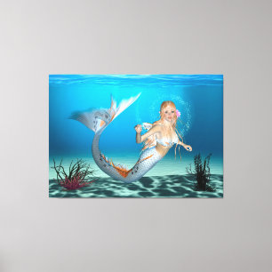 Toile Belle sirène