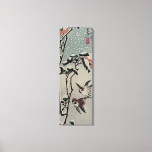 Toile Belle vieille peinture japonaise des oiseaux et de