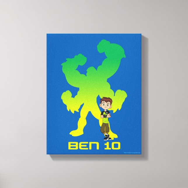 Toile Ben 10 & Four Arms Shadow (Recto)