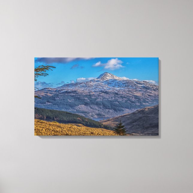 Toile Ben Lomond, Loch Lomond Scotland (Recto)