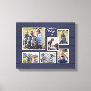 Toile Bénédiction de grand-mère Bois de marine 6 Photo C
