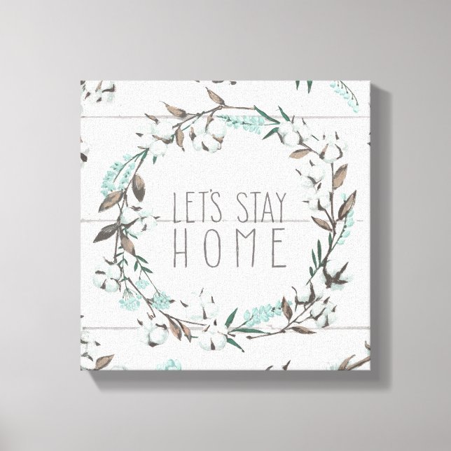 Toile Béni VII | Restons à la maison (Recto)