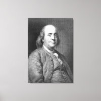 Benjamin Franklin président historique portrait de