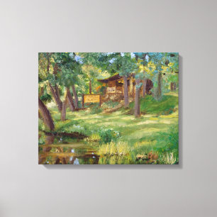 Toile Bennett Springs Vue Printemps Tackle Shop Peinture