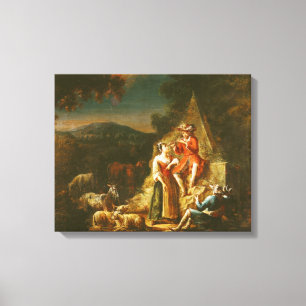 Toile Berger jouant une cannelure