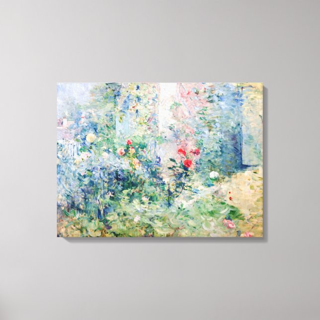Toile Berthe Morisot - Le jardin à Bougival (Recto)