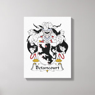 Toile Betancourt Family Crest