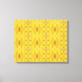 Toile Bête Bleue Couchant Jaune