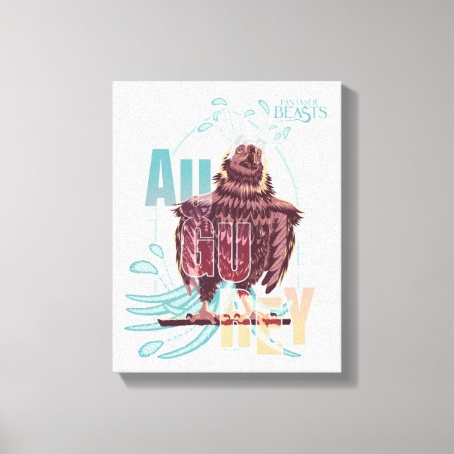 Toile Bêtes fantastiques Augurey (Recto)