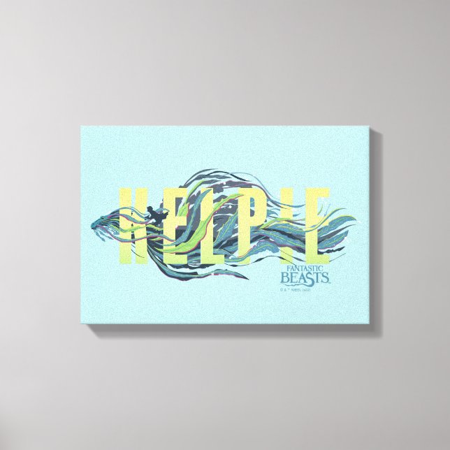 Toile Bêtes fantastiques Kelpie (Recto)