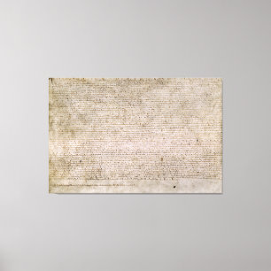 Toile Bibliothèque 1215 britannique de la Magna Carta