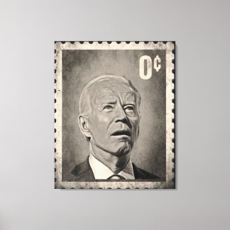 Toile Biden 0 Cent Mème Canvas Art