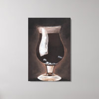 Bière noire en verre Tulip Porter Stout Peinture A